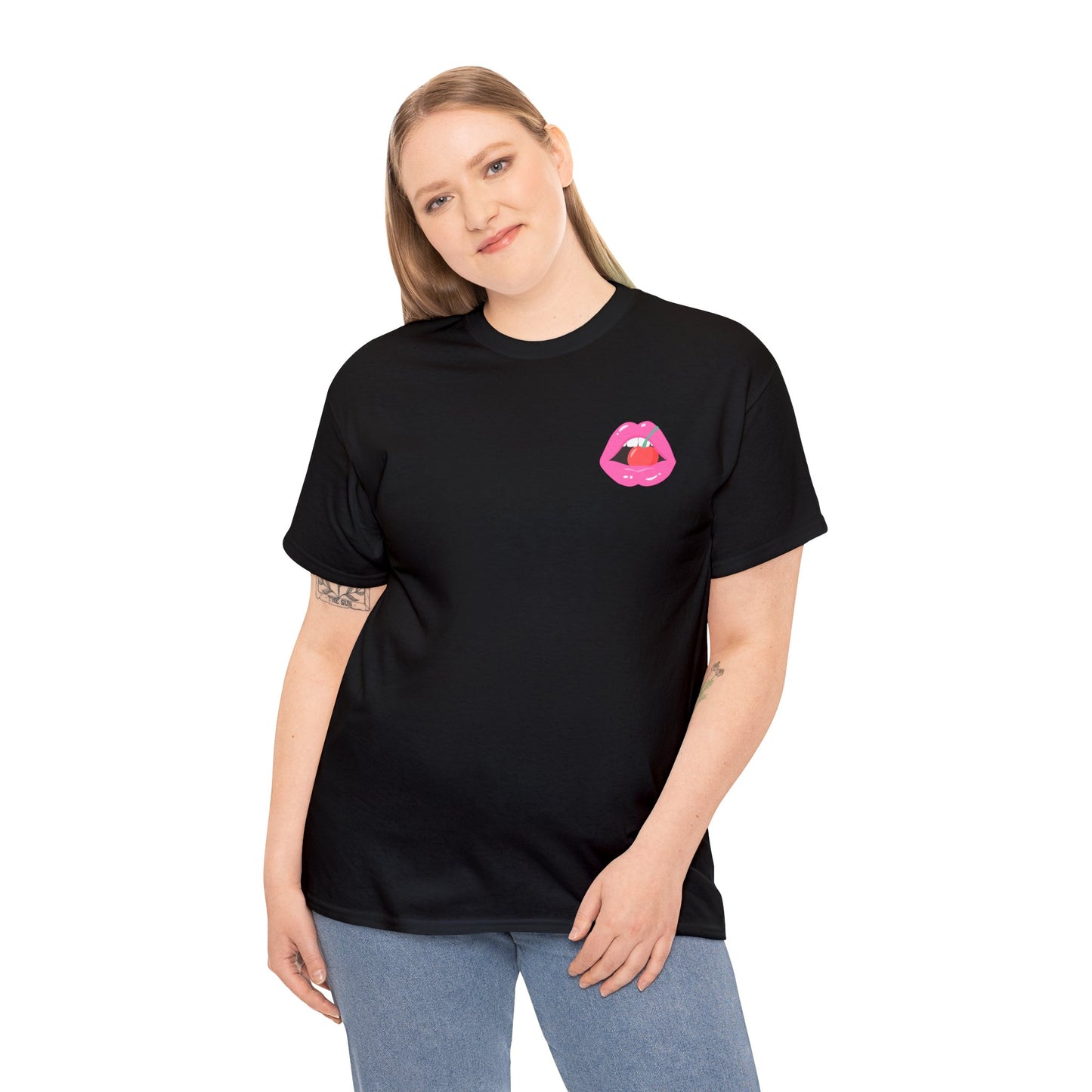 Pink Cherry T-shirt by Queen Midas