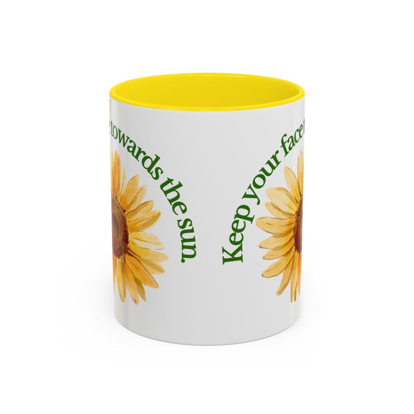 Inspirational Sunflower Coffee Mug, Motivational Gift, Nature Lover's Mug, Cute Coffee Cup, Positive Vibes, Unique Gift for Her
