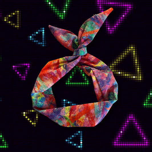 Abstract 90's Wire Headband