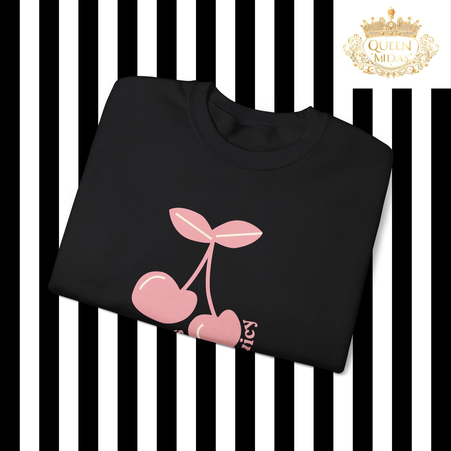 Sweet and Juicy Cherry Oversized Sweatshirt