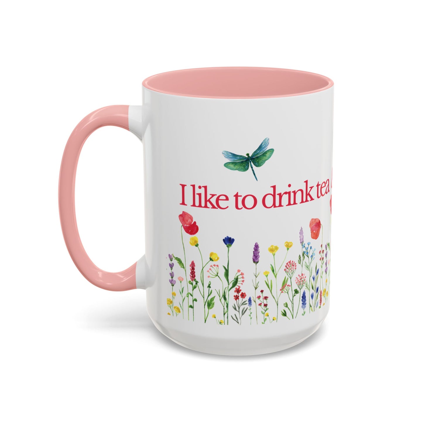 Tea and Garden Coffee Mug, Motivational Gift, Nature Lover's Mug, Cute Coffee Cup, Positive Vibes, Unique Gift for Her