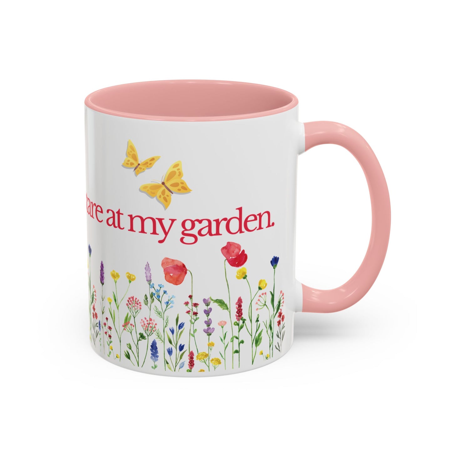 Tea and Garden Coffee Mug, Motivational Gift, Nature Lover's Mug, Cute Coffee Cup, Positive Vibes, Unique Gift for Her