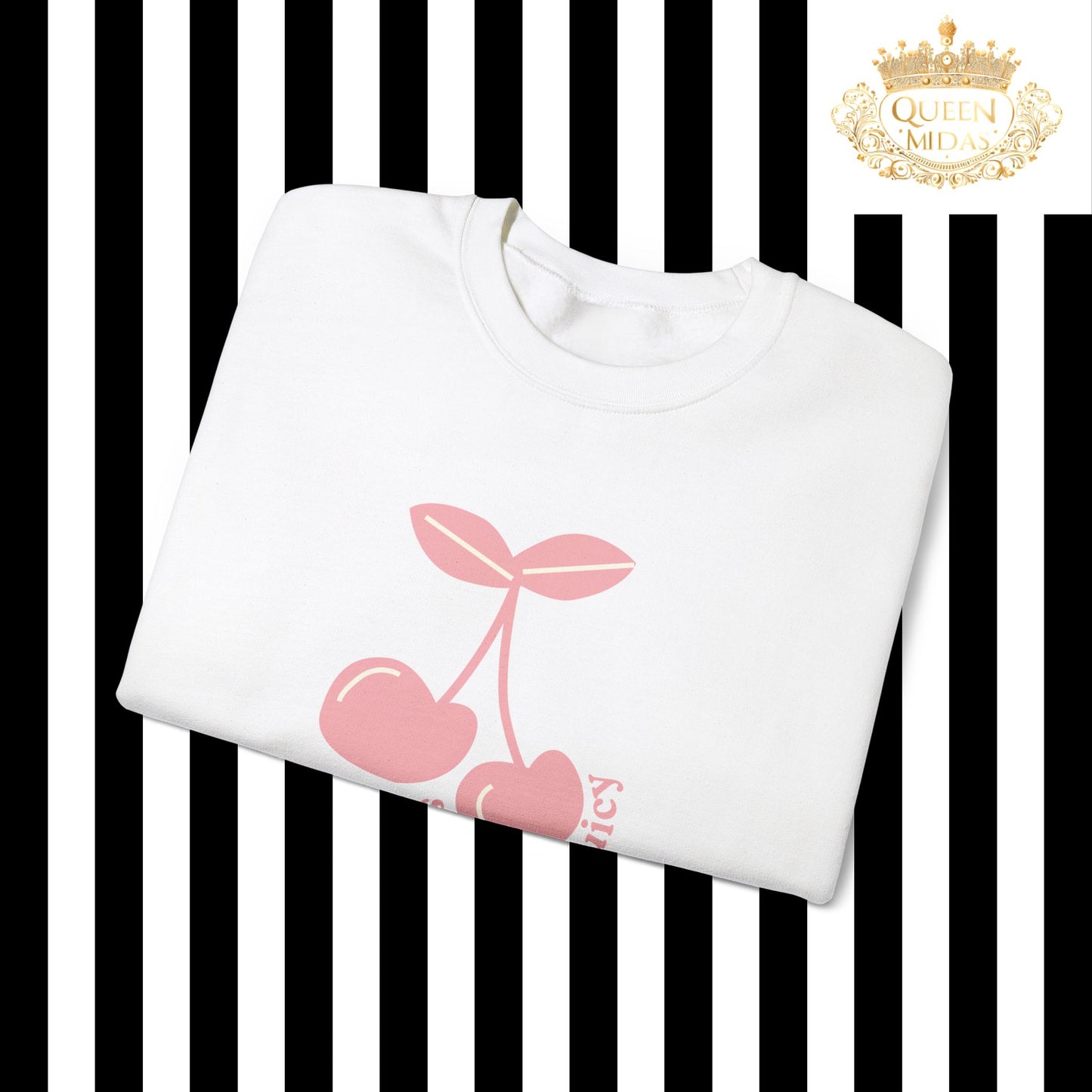 Sweet and Juicy Cherry Oversized Sweatshirt