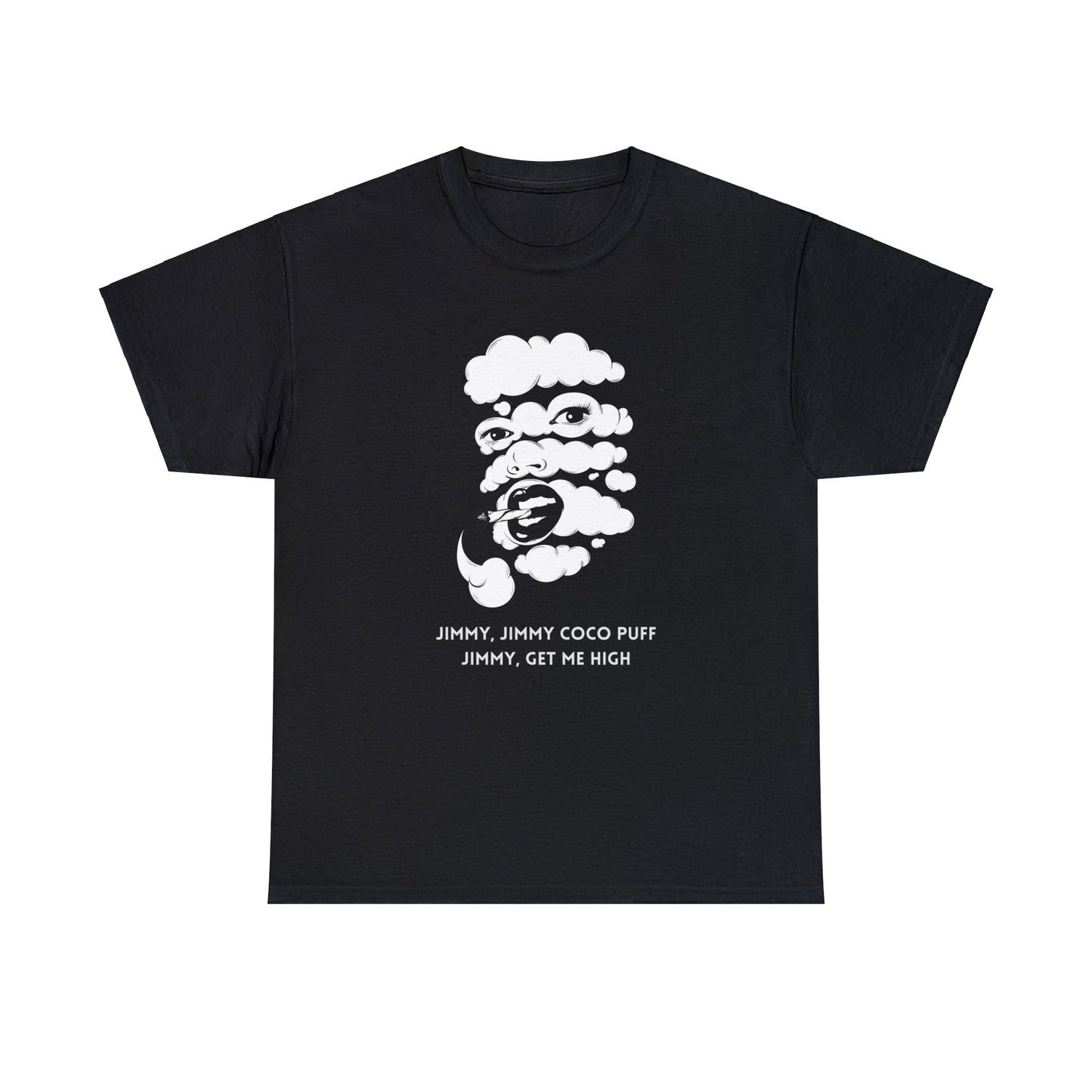 Jimmy, Jimmy Coco Puff T-shirt by Queen Midas