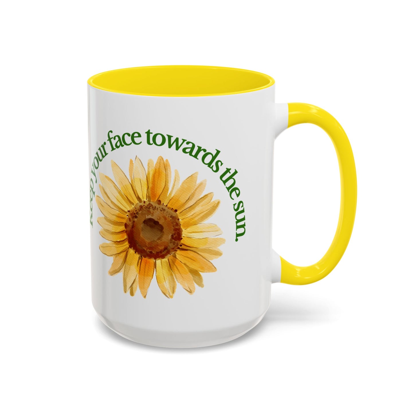 Inspirational Sunflower Coffee Mug, Motivational Gift, Nature Lover's Mug, Cute Coffee Cup, Positive Vibes, Unique Gift for Her