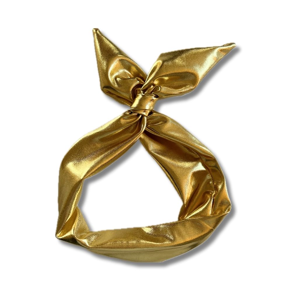 metallic gold headband