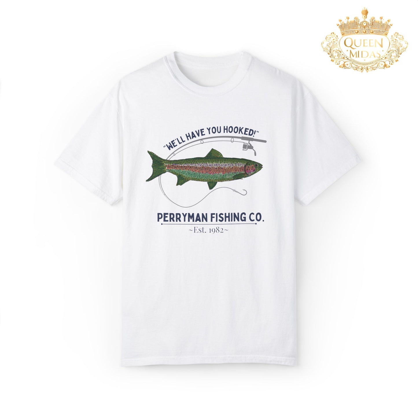 We'll have you hooked! Fishing Theme Unisex Shirt