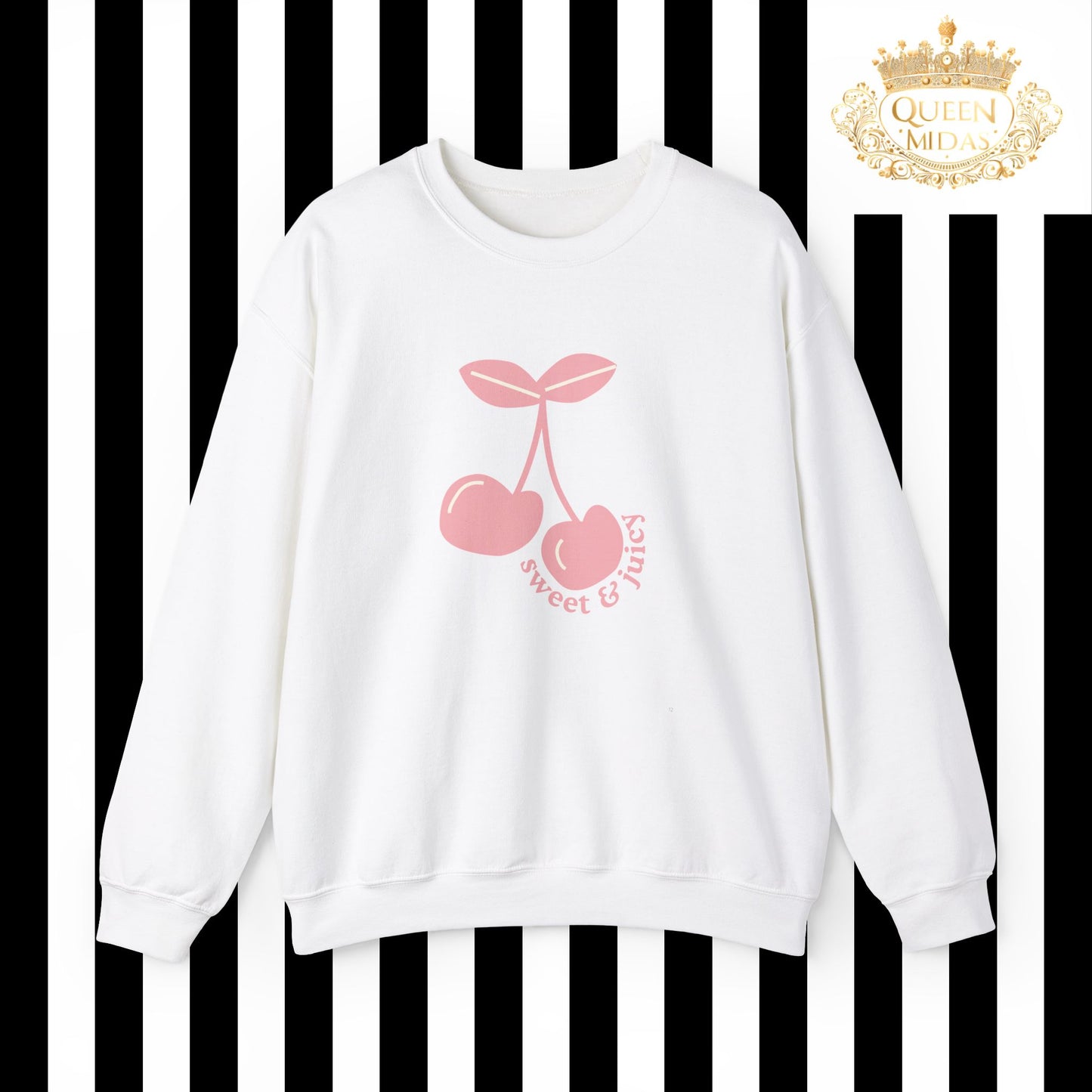 Sweet and Juicy Cherry Oversized Sweatshirt