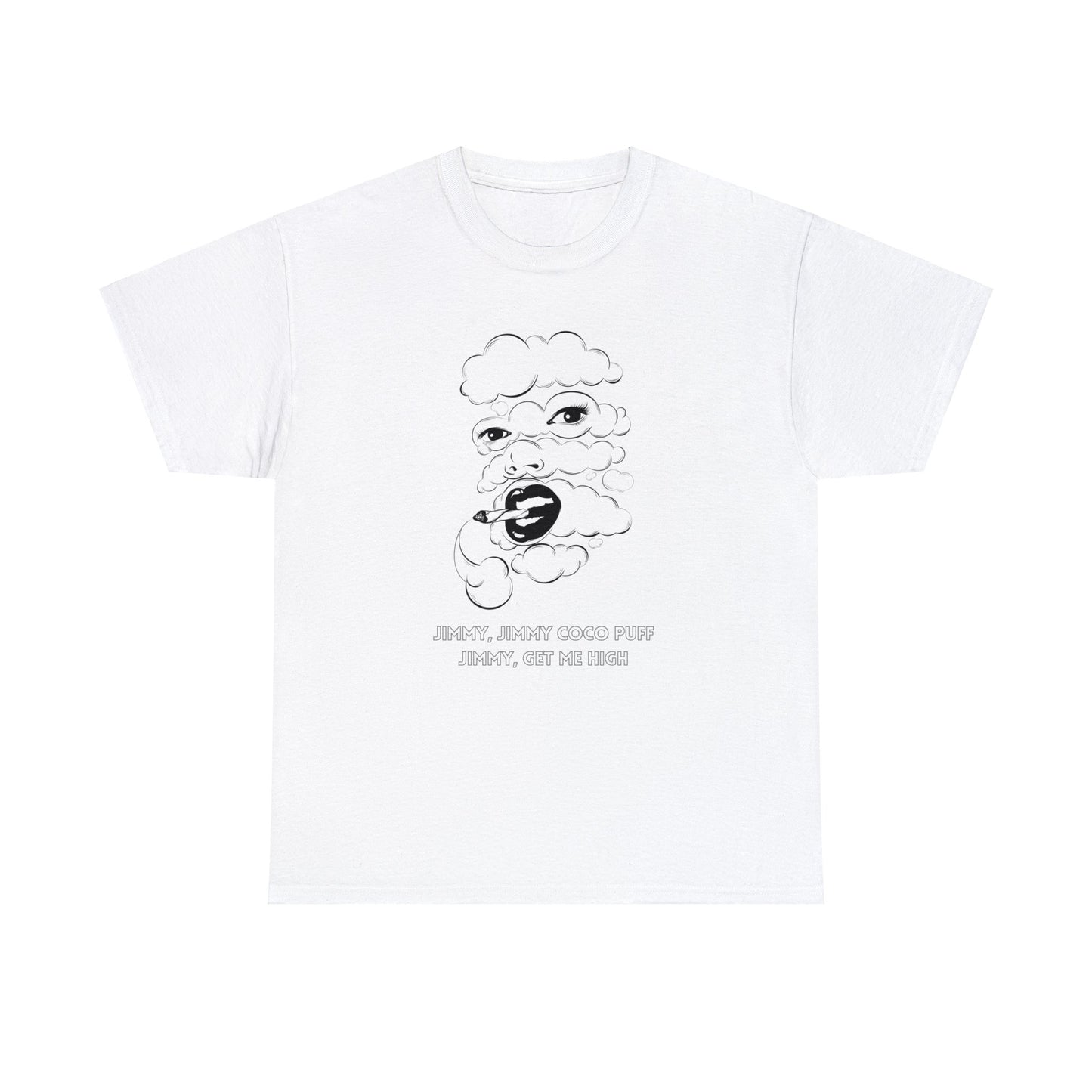Jimmy, Jimmy Coco Puff T-shirt by Queen Midas