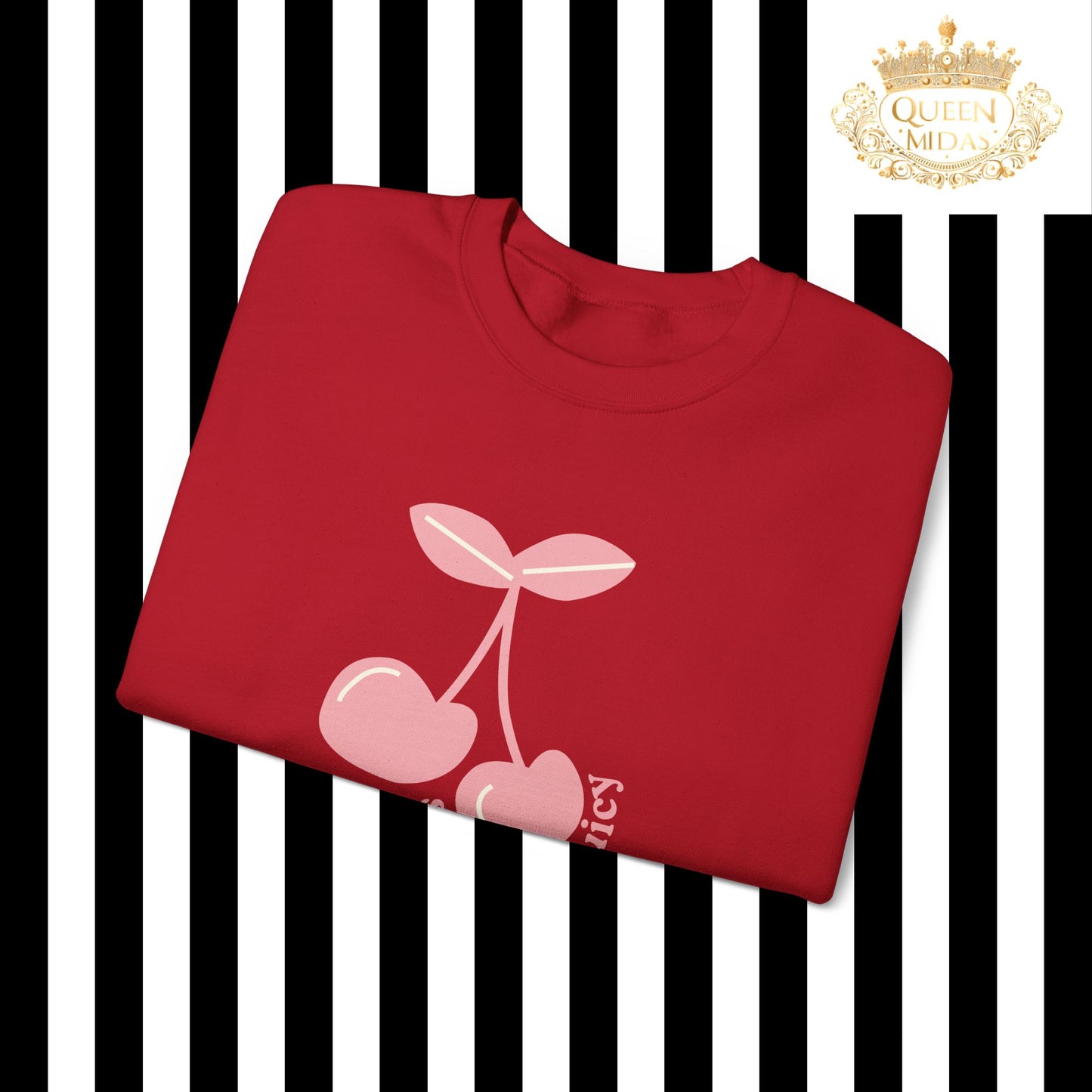 Sweet and Juicy Cherry Oversized Sweatshirt