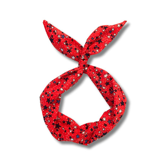 Red, White and Blue Stars Wire Headband