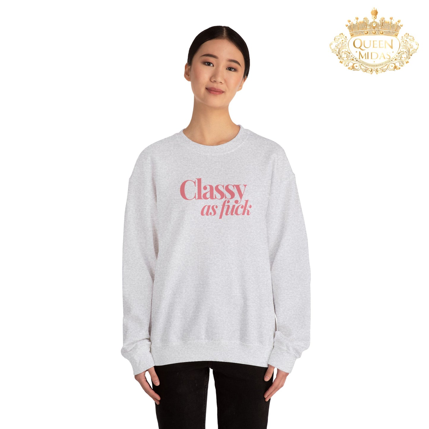 Pink Classy as F*** Unisex Sweatshirt