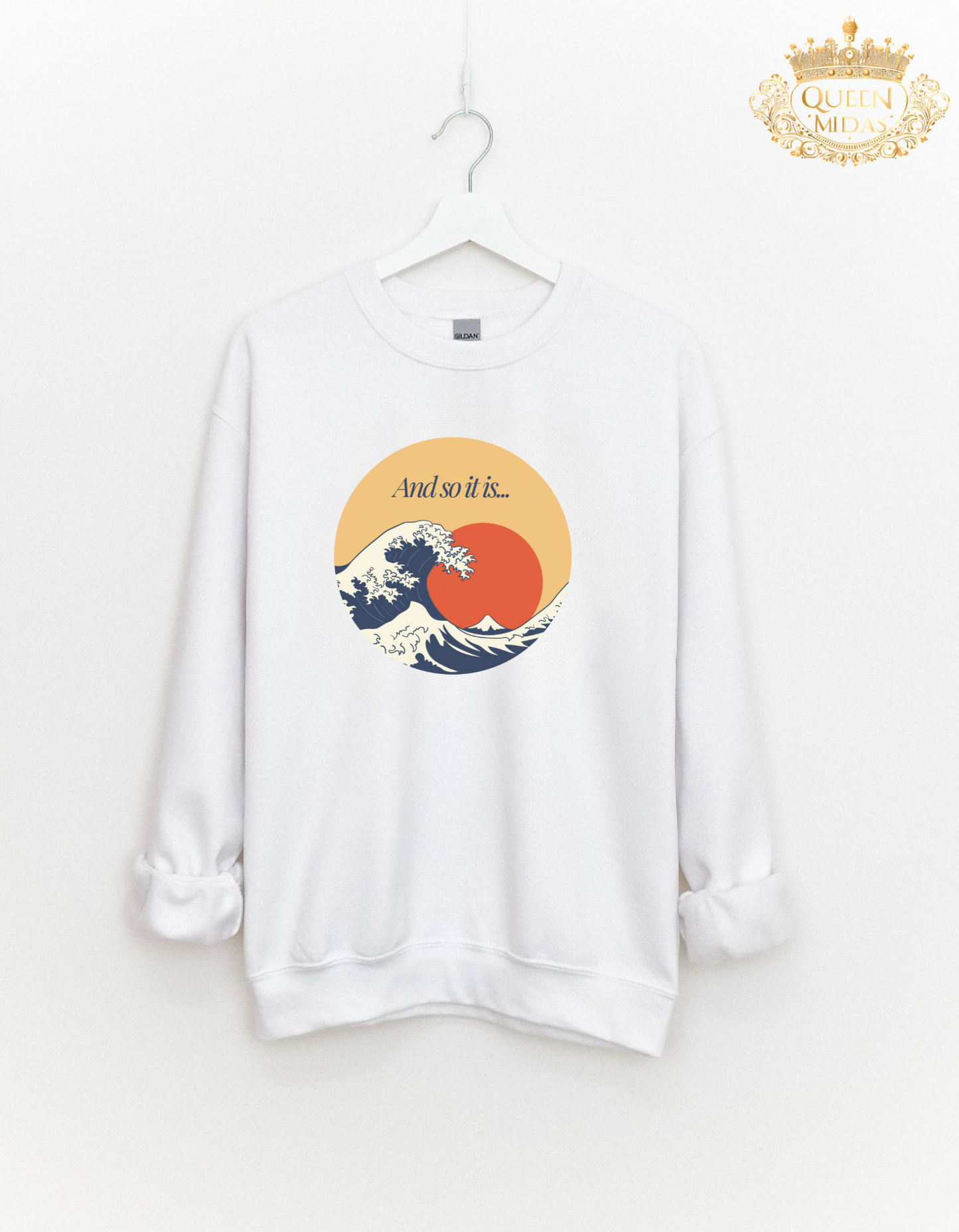 And so it is Ocean Wave Graphic Sweatshirt