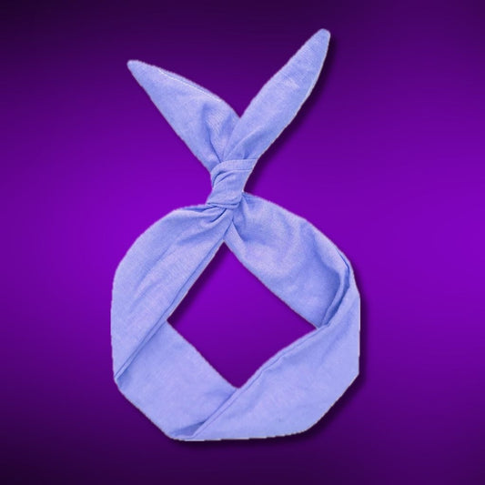 Lavender Linen Wire Headband