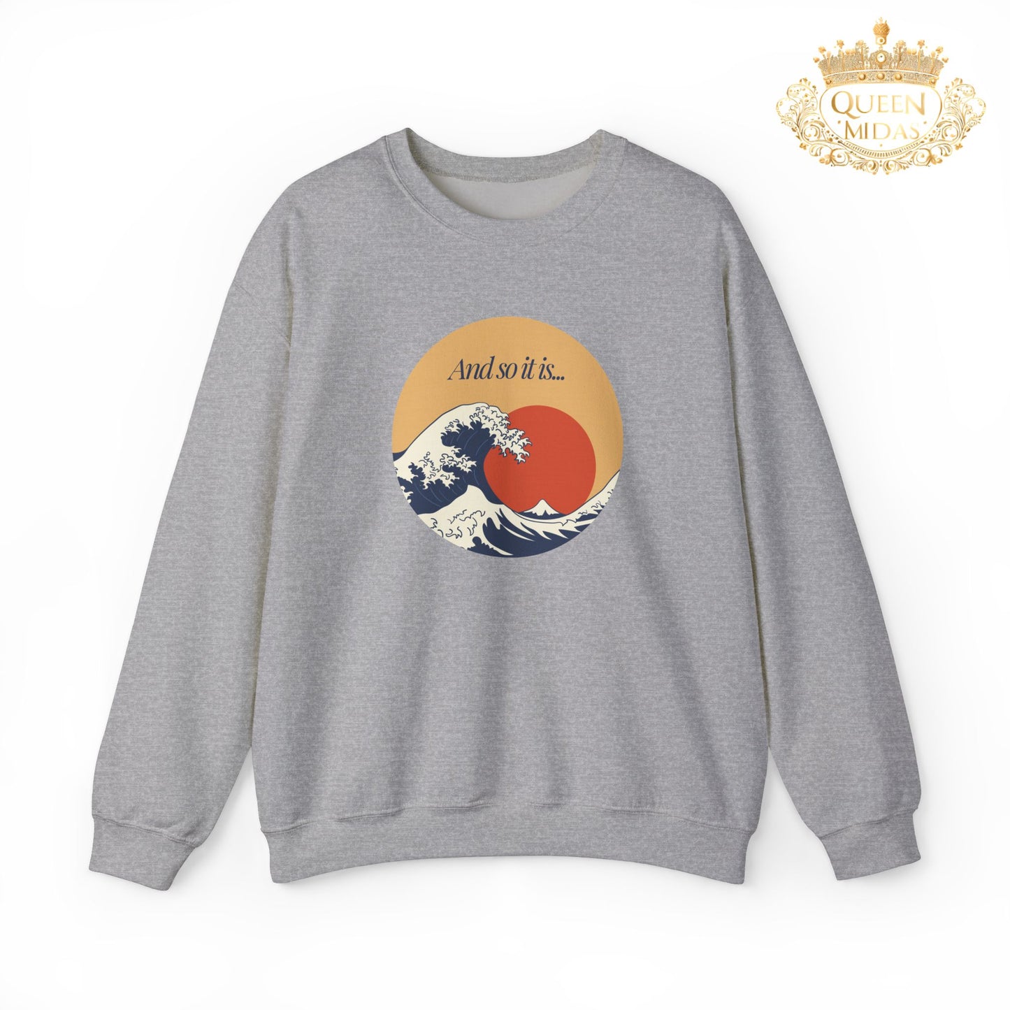 And so it is Ocean Wave Graphic Sweatshirt
