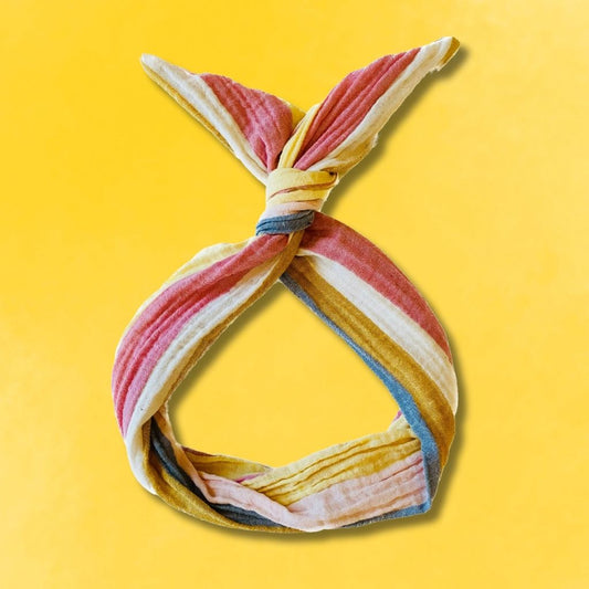 Boho Stripes Pastel Wire Headband