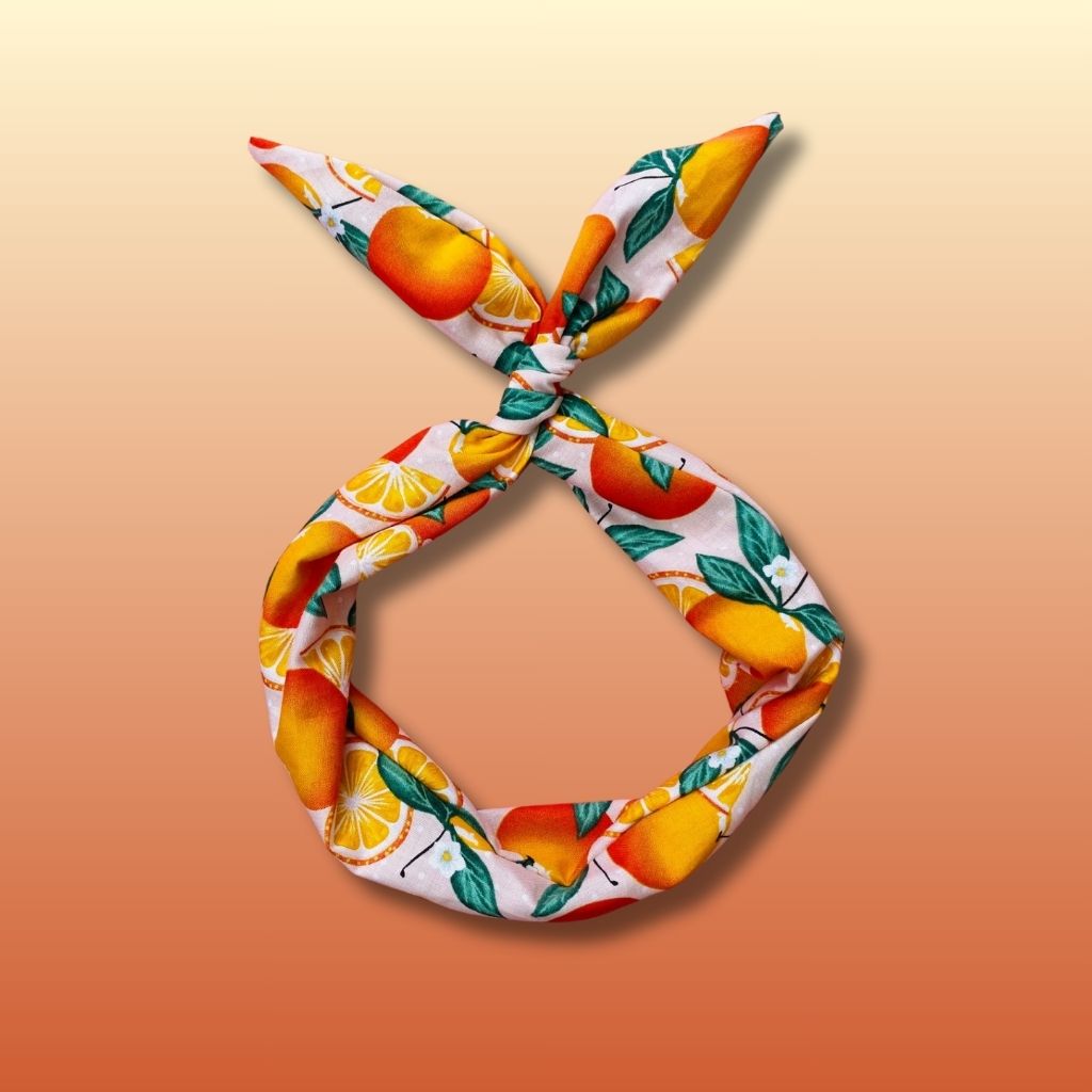 Tangerine Wire Headband