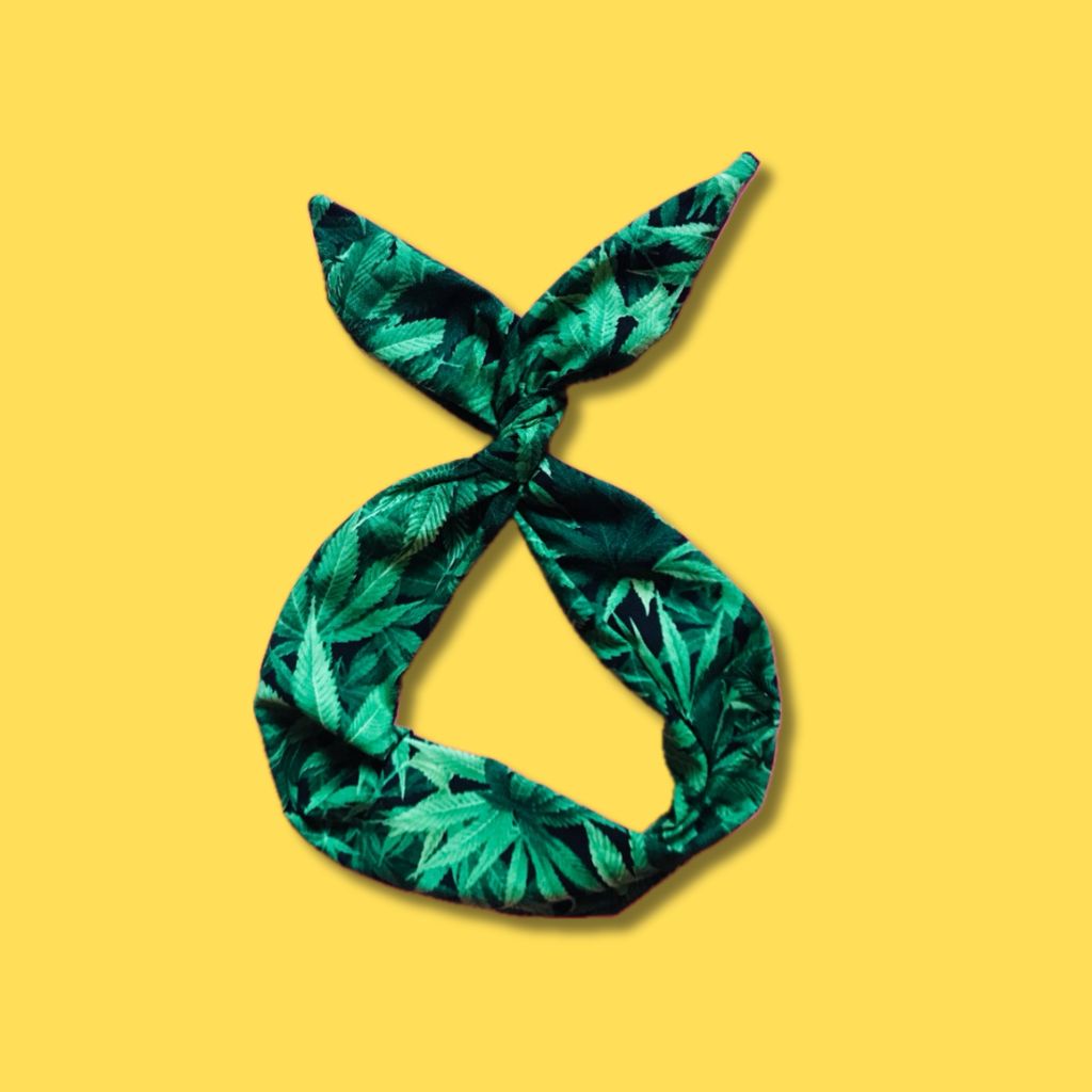 Cannabis Leaf Wire Headband