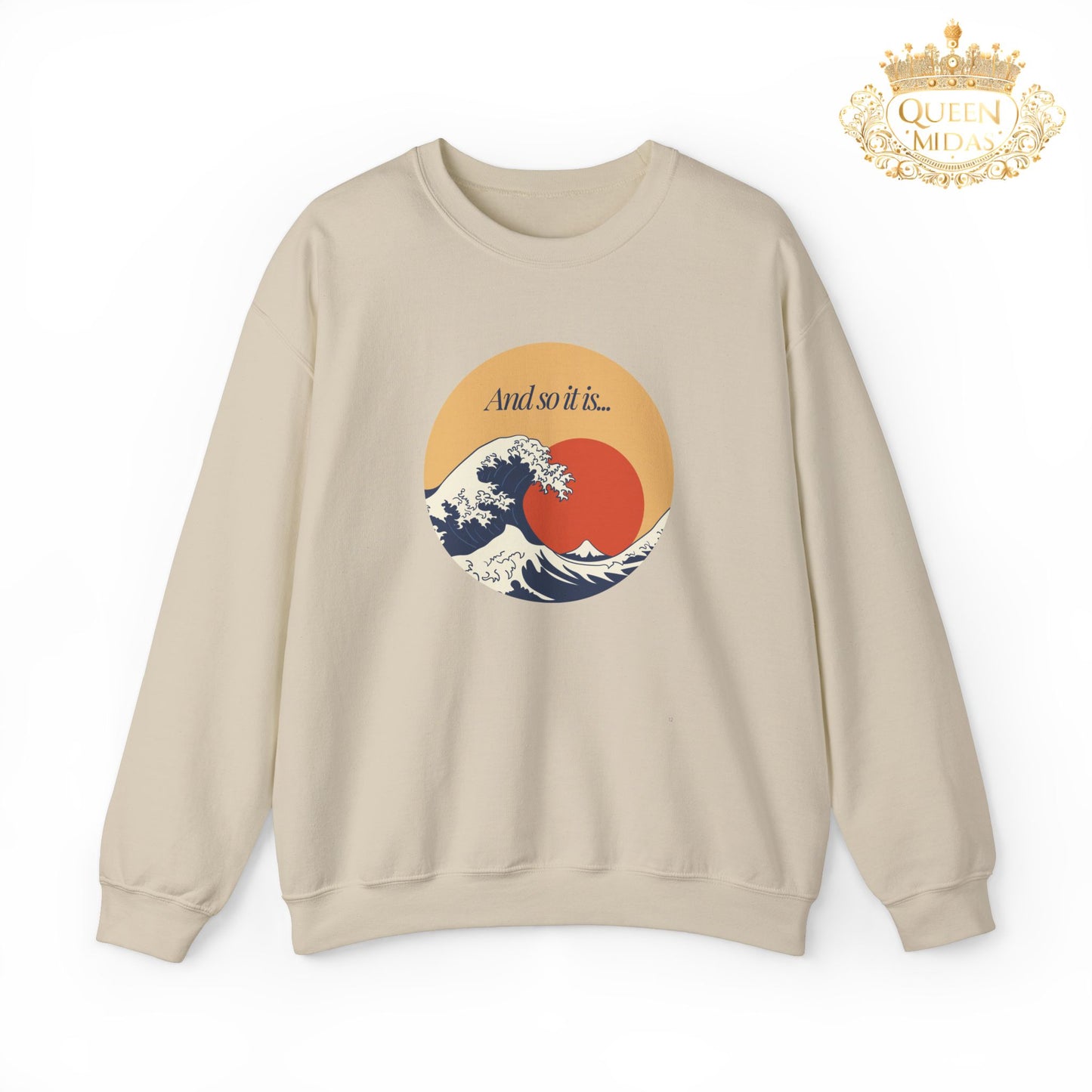 And so it is Ocean Wave Graphic Sweatshirt