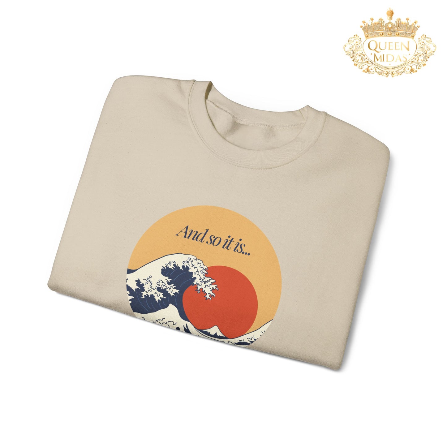 And so it is Ocean Wave Graphic Sweatshirt