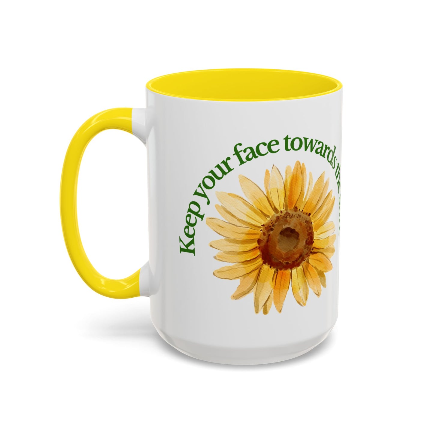 Inspirational Sunflower Coffee Mug, Motivational Gift, Nature Lover's Mug, Cute Coffee Cup, Positive Vibes, Unique Gift for Her
