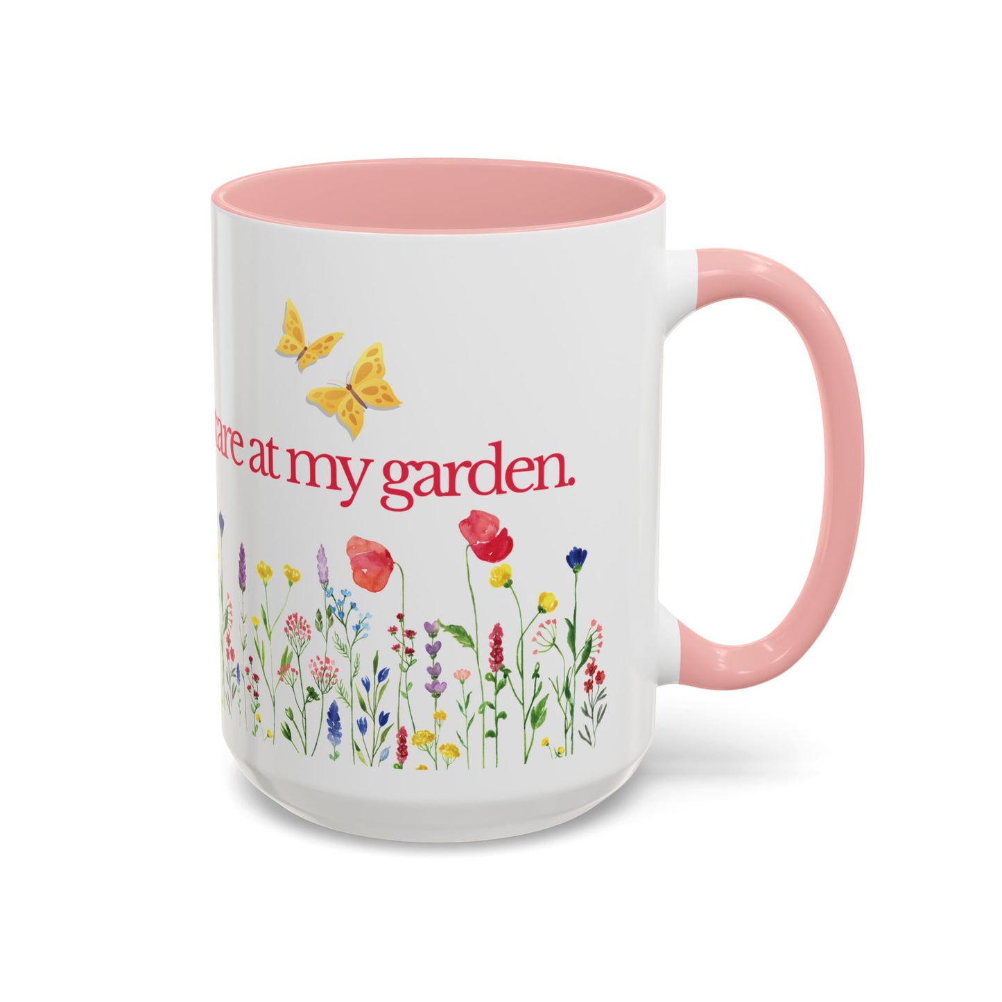 Tea and Garden Coffee Mug, Motivational Gift, Nature Lover's Mug, Cute Coffee Cup, Positive Vibes, Unique Gift for Her