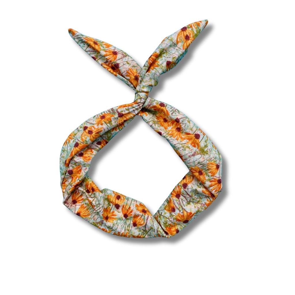 black eyed susan flower headband