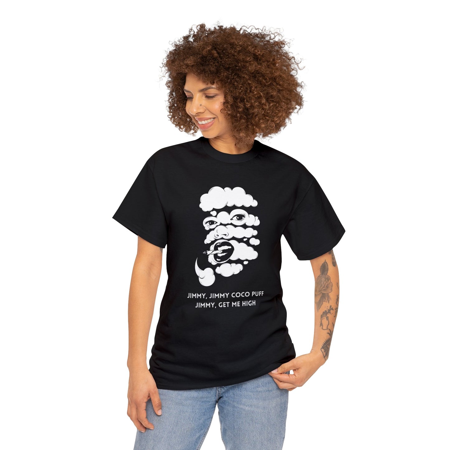 Jimmy, Jimmy Coco Puff T-shirt by Queen Midas