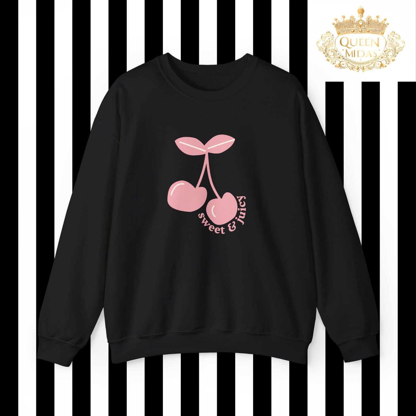 Sweet and Juicy Cherry Oversized Sweatshirt
