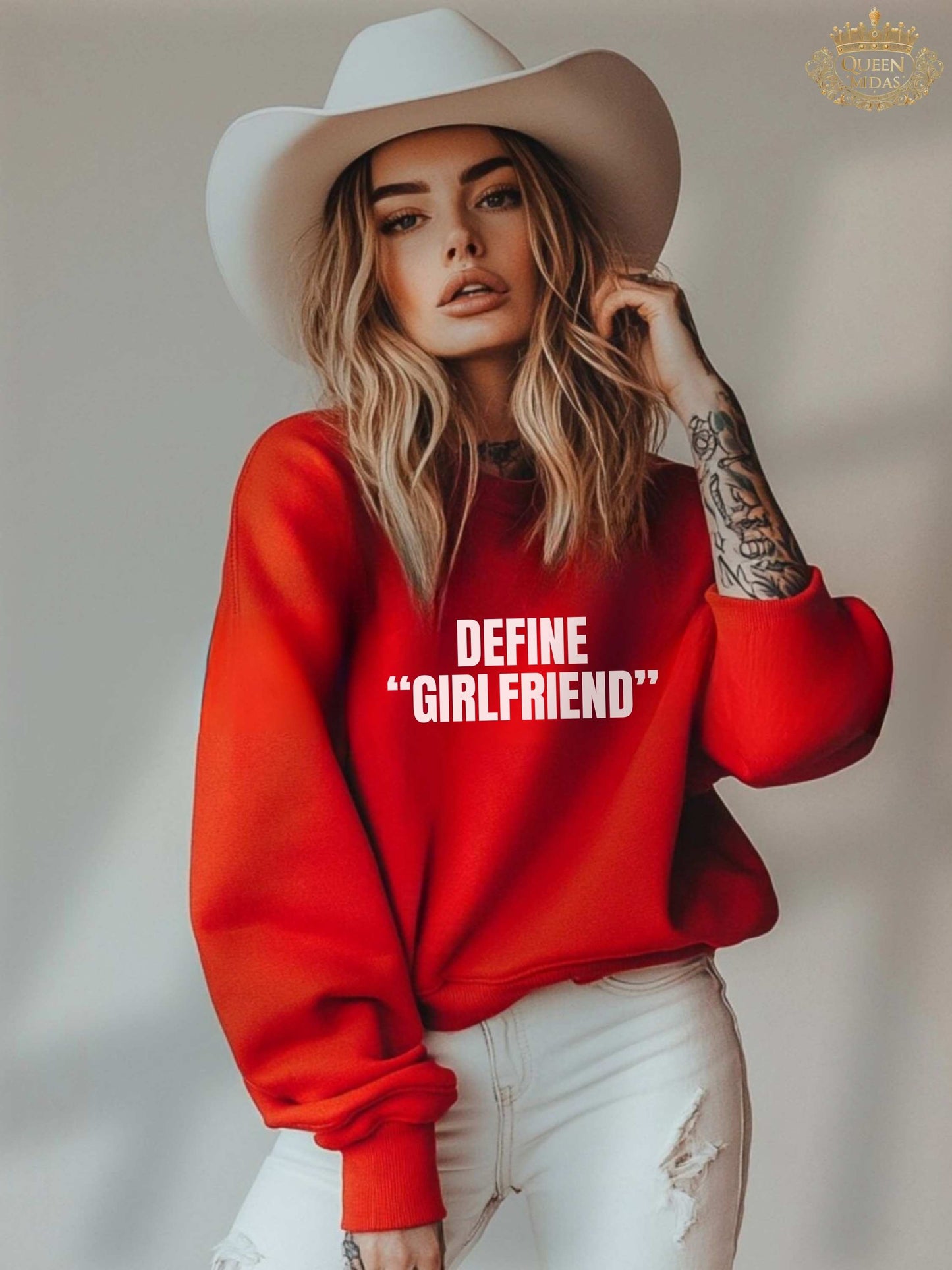 Define Girlfriend Unisex Sweatshirt