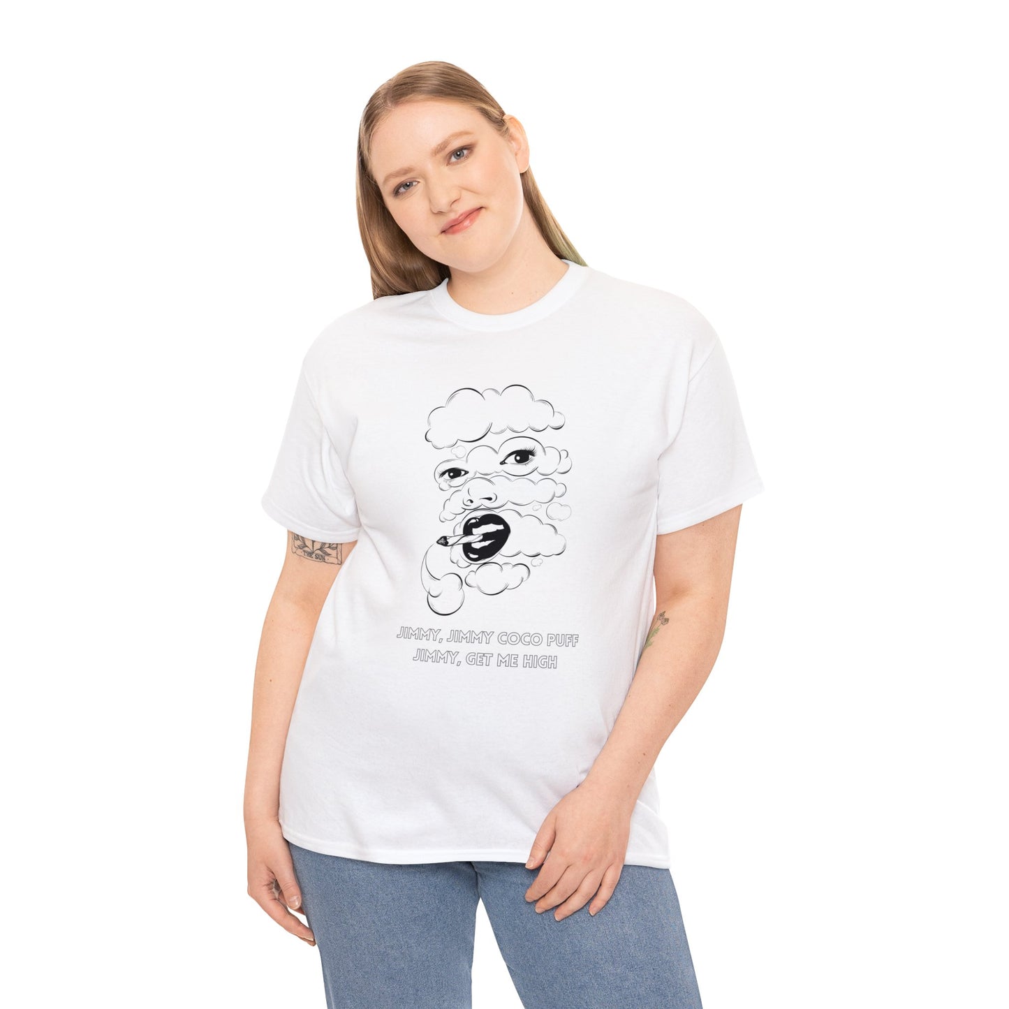 Jimmy, Jimmy Coco Puff T-shirt by Queen Midas