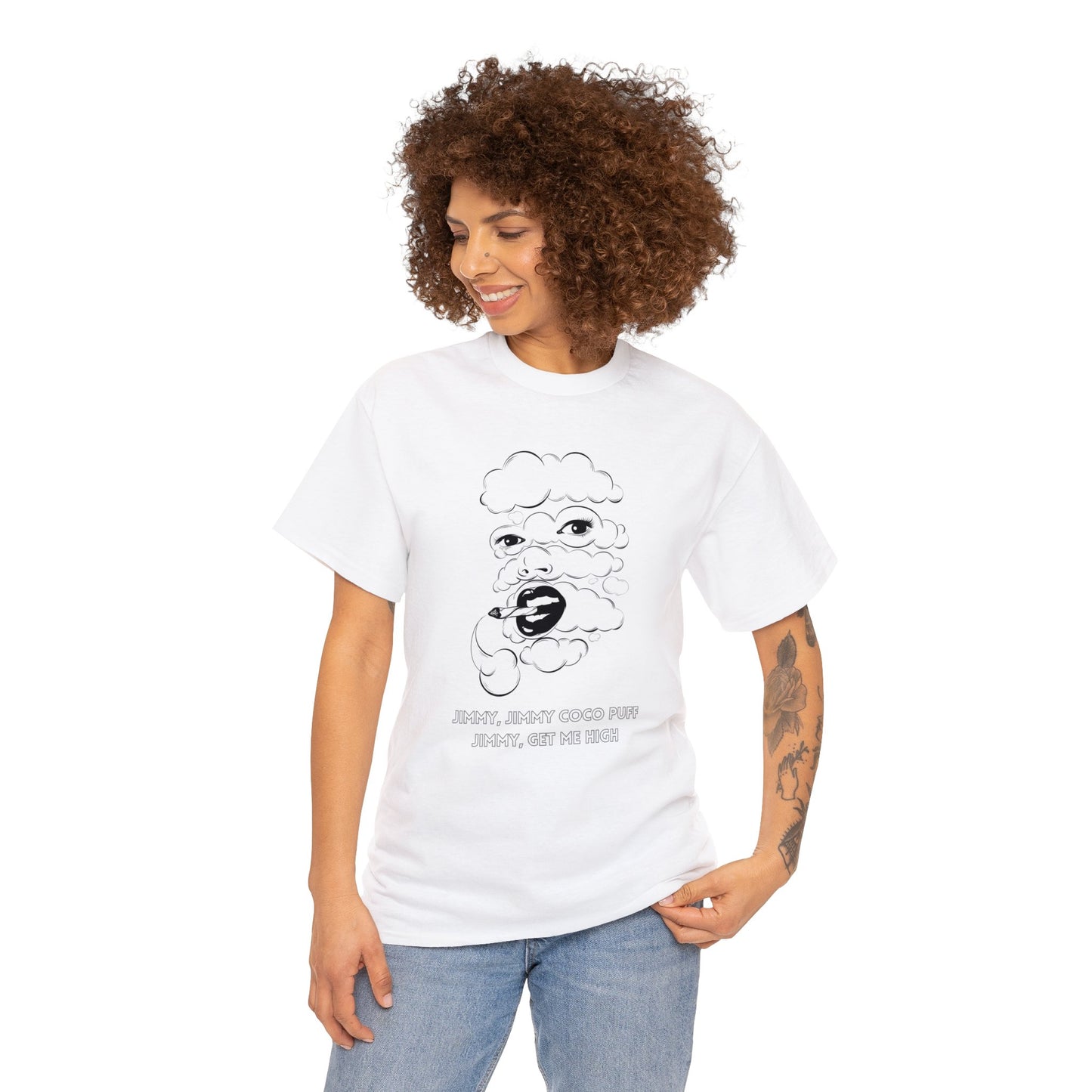 Jimmy, Jimmy Coco Puff T-shirt by Queen Midas