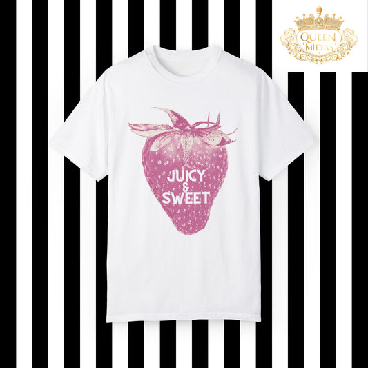 Strawberry Graphic Oversized Shirt