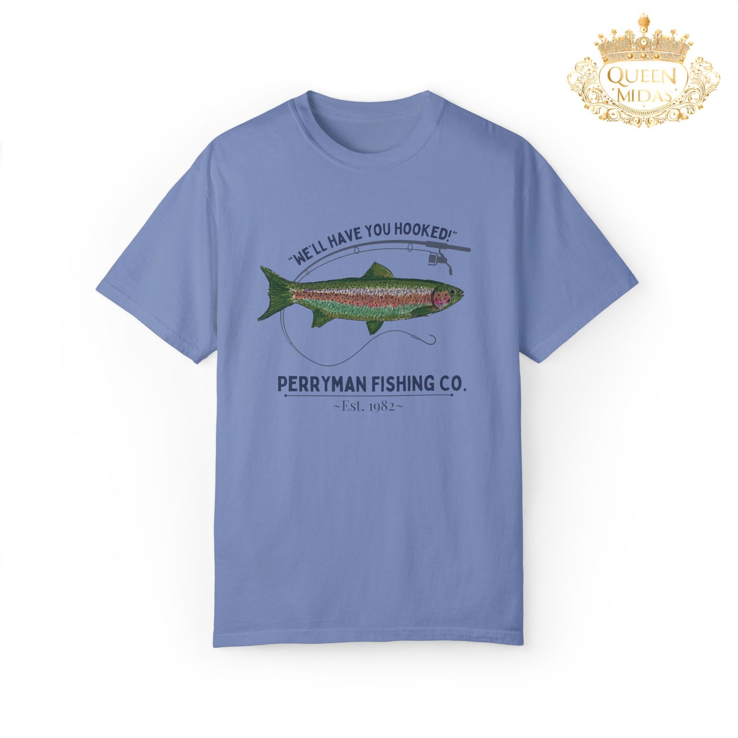 We'll have you hooked! Fishing Theme Unisex Shirt