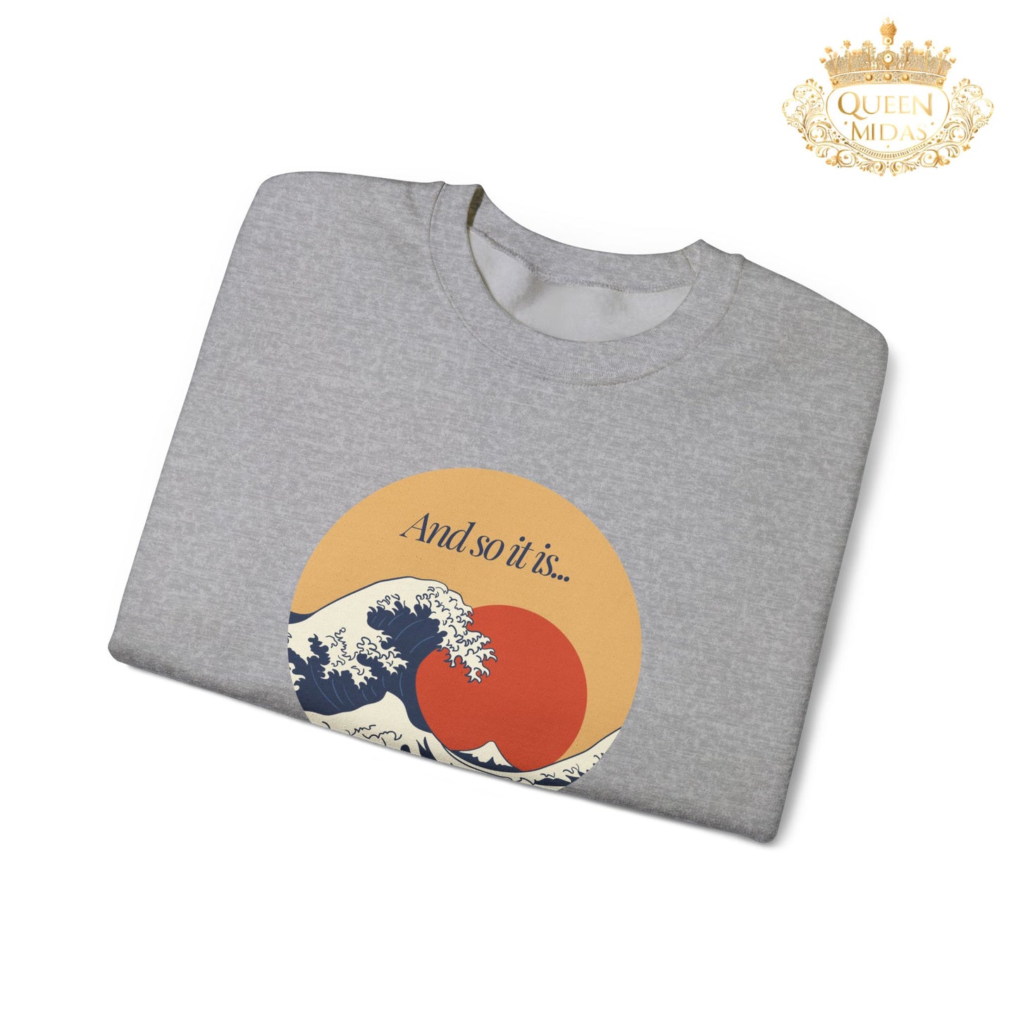 And so it is Ocean Wave Graphic Sweatshirt