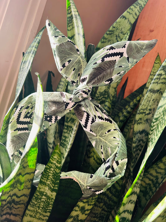 Palm Monstera Leaf Wire Headband