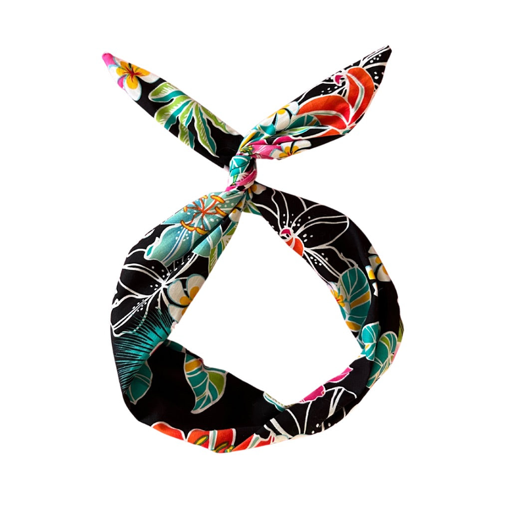 Tropical Flowers Wire Headband