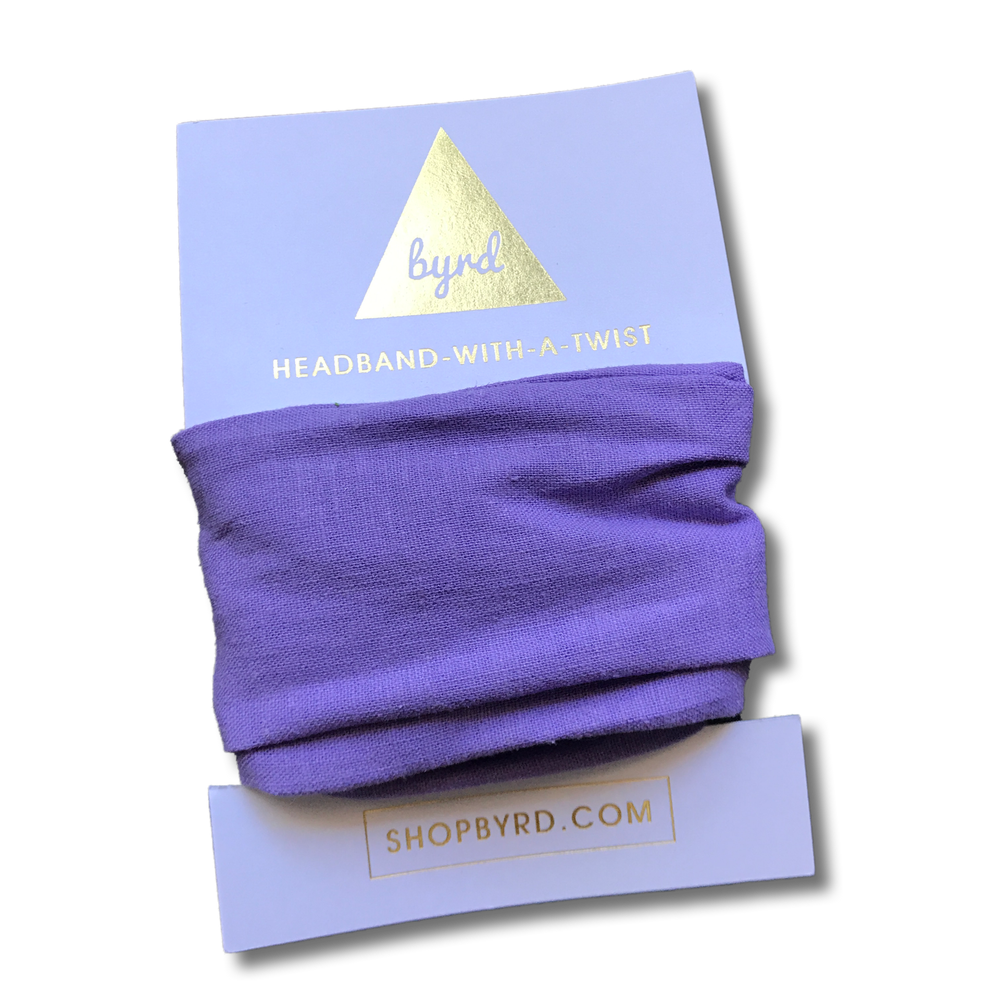 Lavender Linen Wire Headband