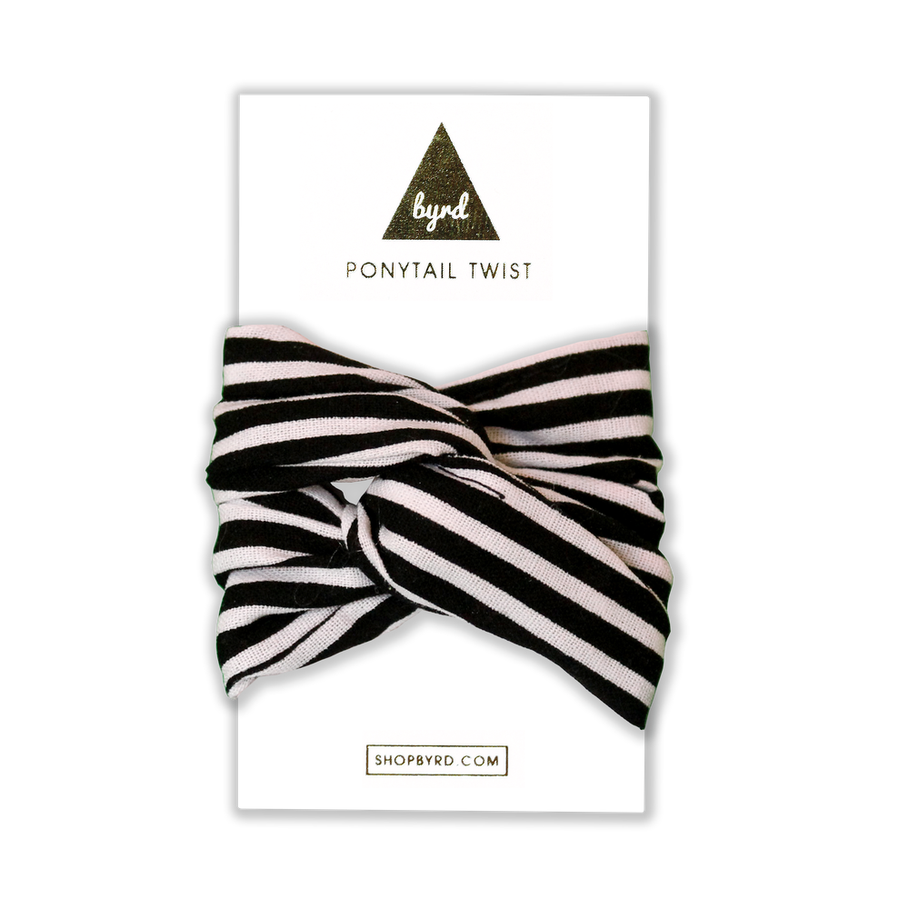 An easy to wrap on accessory for your ponytail, wrist or top knot.