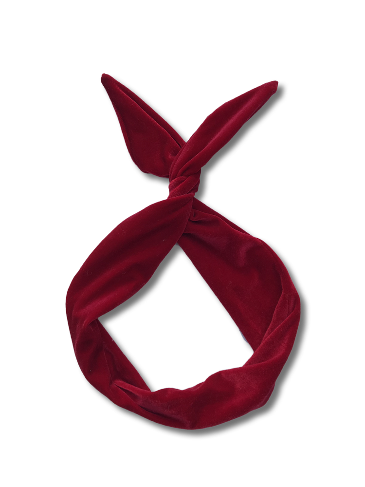 Red Velvet Wire Headband