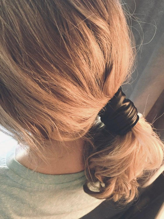 Black Pleather Twist