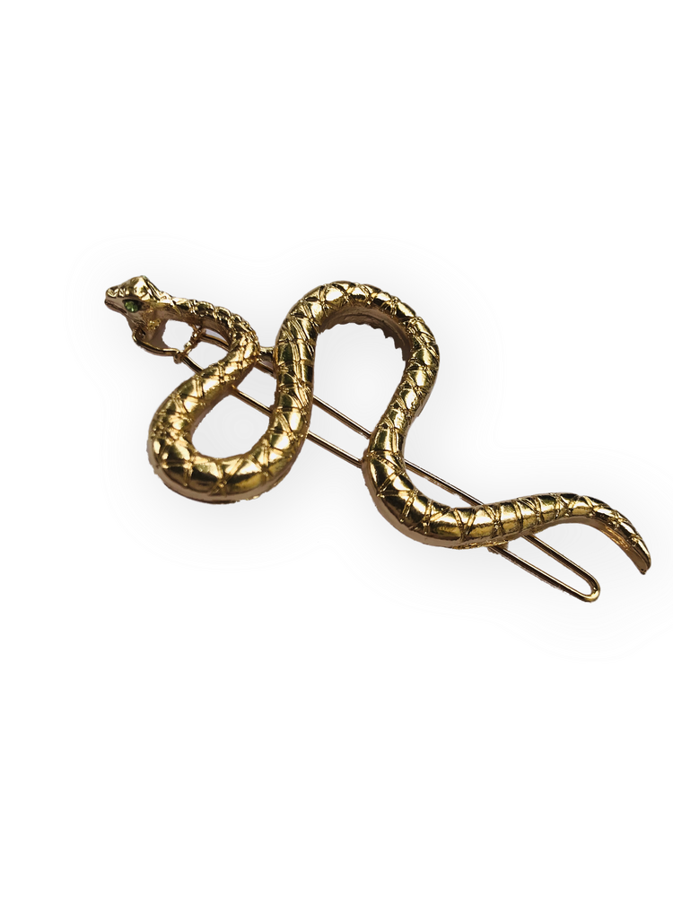 Gold Snake Hair Clip