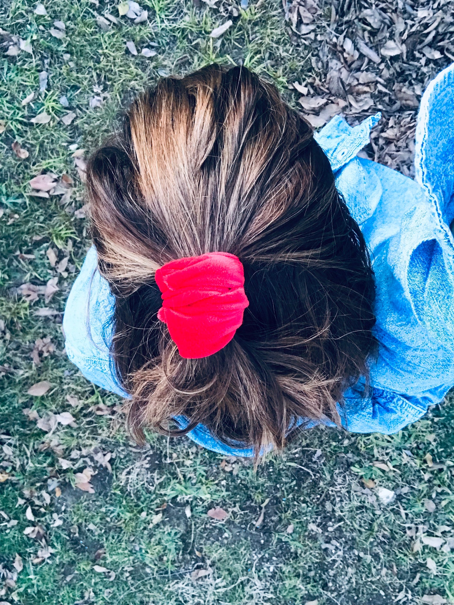 Velvet Ponytail Twists