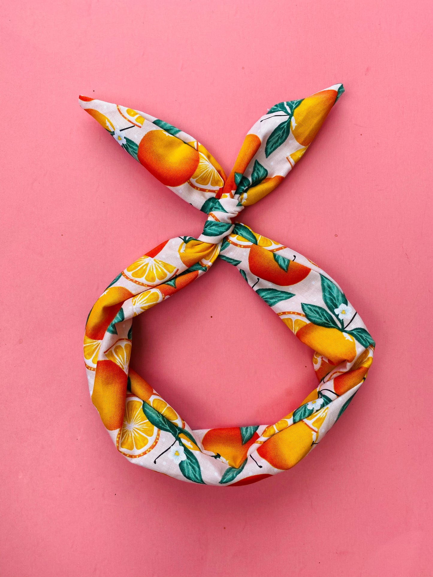 Tangerine Wire Headband