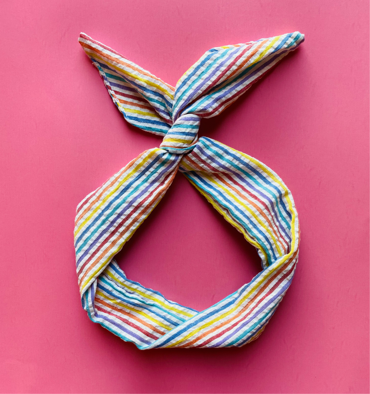 Rainbow Seersucker