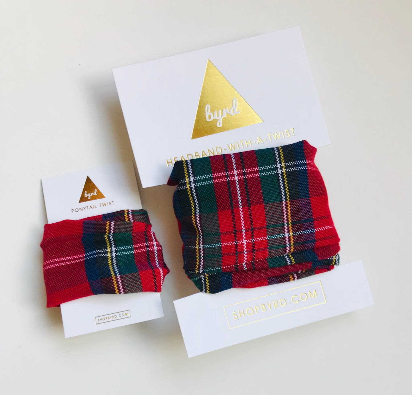 Mayo Plaid Wire Headband