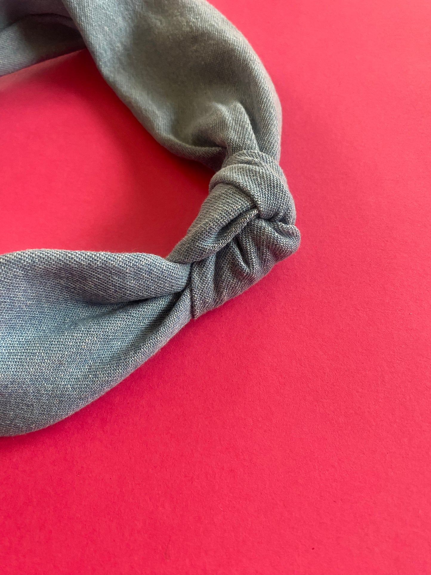 Chambray Denim Wire Headband