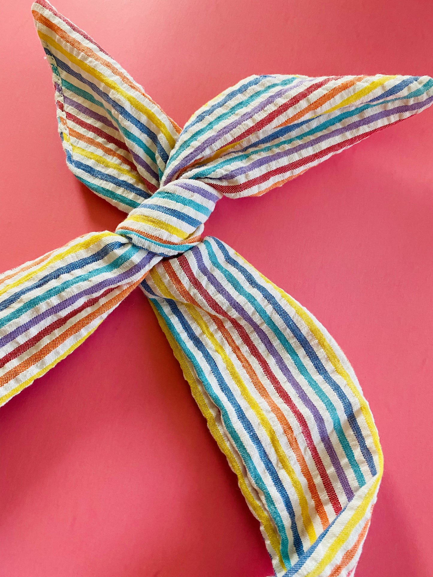 Rainbow Seersucker