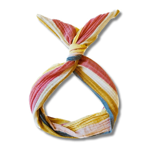 Boho Stripes Pastel Wire Headband