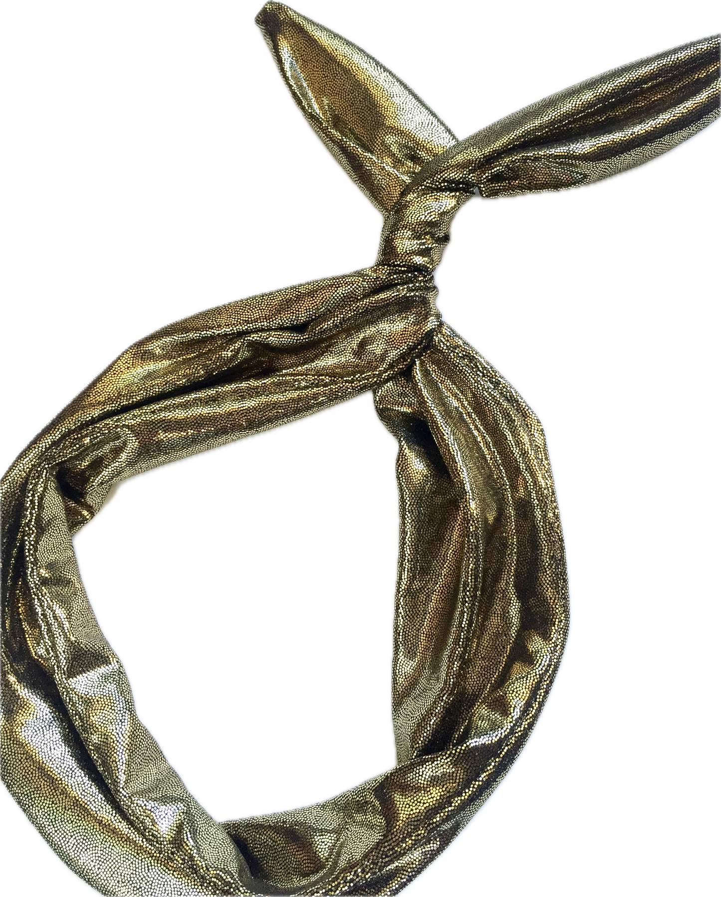 Gold Shimmer Wire Headband